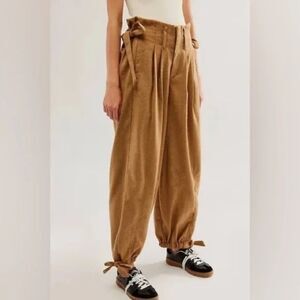 NWOT Free People Every Day's A Dream Tie Pants Size M